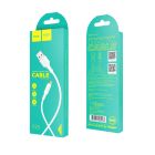 Кабель HOCO X25 USB to Micro 2A, 1m, PVC, PVC connectors, White
