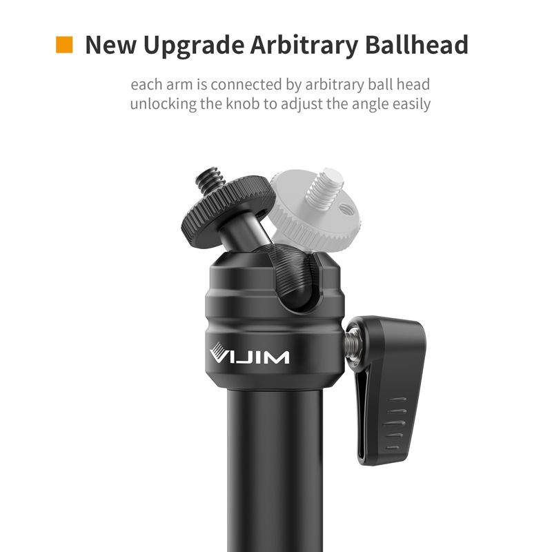 Штатив-тримач Ulanzi Vijim Desktop Flexible Arm/Light Stand(With Clip/Two Stages) (UV-2665 LS04)