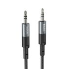 Аудіокабель HOCO UPA23 AUX audio cable Metal Gray