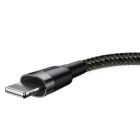Кабель Baseus Cafule Cable USB For Lightning 1.5A 2m Gray+Black