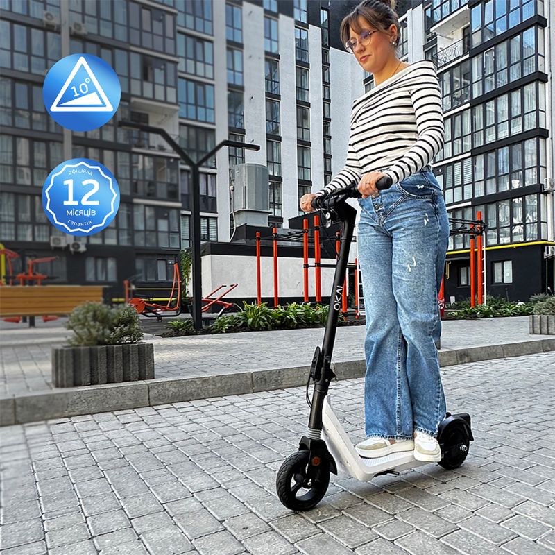 Електросамокат OKAI Zippy ES50С Black 8" 250W/500W, 5.2Ah, 20 km, 25 km/h, 10°, 13.5 kg