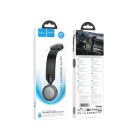 Автотримач для телефона з БЗП HOCO HW29 Totem ring magnetic wireless fast charging car holder (center console) Black Metal Gray