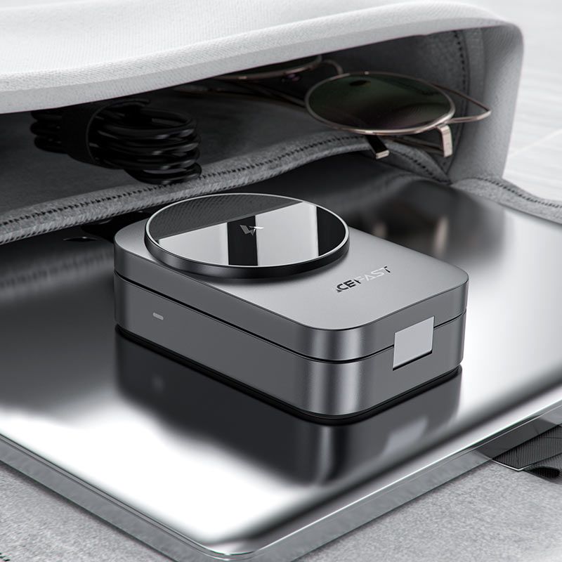 Бездротовий зарядний пристрій ACEFAST E22 Desktop 3-in-1 Wireless Charging holder Metal Gray