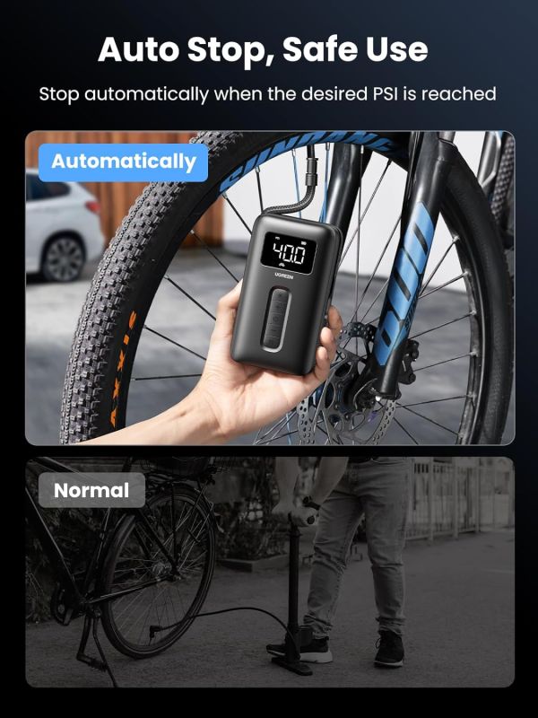 Автомобільний насос UGREEN CD259 Portable Tire Inflator