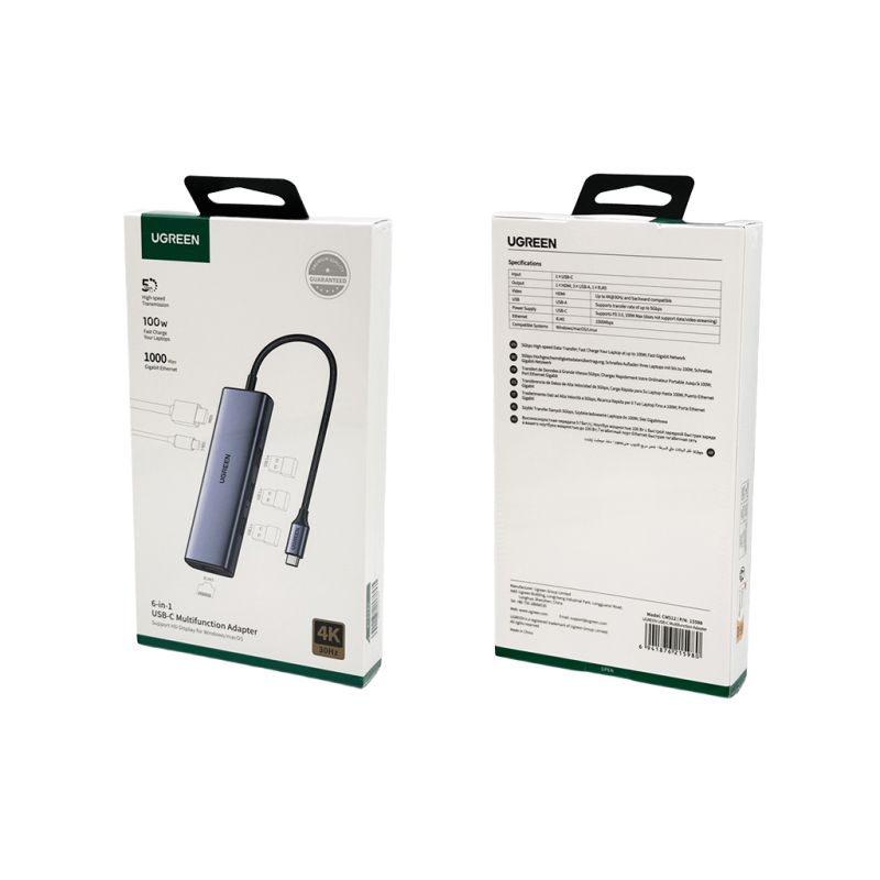 USB-хаб UGREEN USB-C Multifunction Adapter