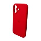 Чохол для смартфона Silicone Full Case AA Camera Protect for Apple iPhone 16 Pro 43,Berry Red