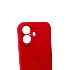 Чохол для смартфона Silicone Full Case AA Camera Protect for Apple iPhone 16 Pro 43,Berry Red