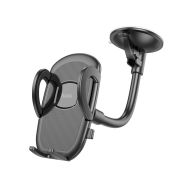 Автотримач для телефона HOCO H10 General car holder(windshield) Black