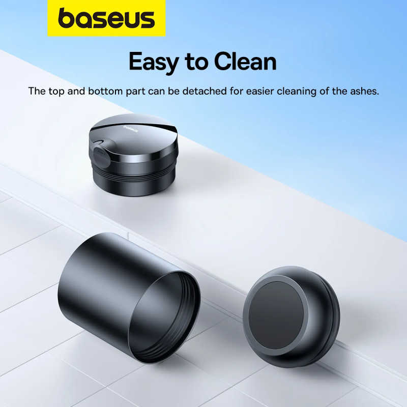 Попільничка Baseus Premium 2 Series Car Ashtray Cluster Black