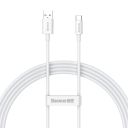 Кабель Baseus Superior Series Fast Charging Data Cable USB to Type-C 100W 1.5m Moon White