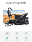Аудіокабель UGREEN AV122 S/PDIF male to S/PDIF male, Toslink Optical Audio Cable, 2m Black