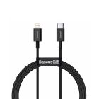 Кабель Baseus Superior Series Type-C to IP PD 20W 2m Black