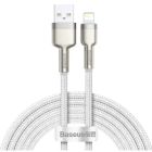 Кабель Baseus Cafule Series Metal Data Cable USB to IP 2.4A 1m White