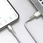 Кабель Baseus Cafule Series Metal Data Cable USB to IP 2.4A 1m White