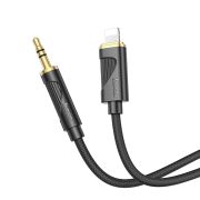 Аудiокабель HOCO UPA30 Friend digital audio conversion cable iP Black