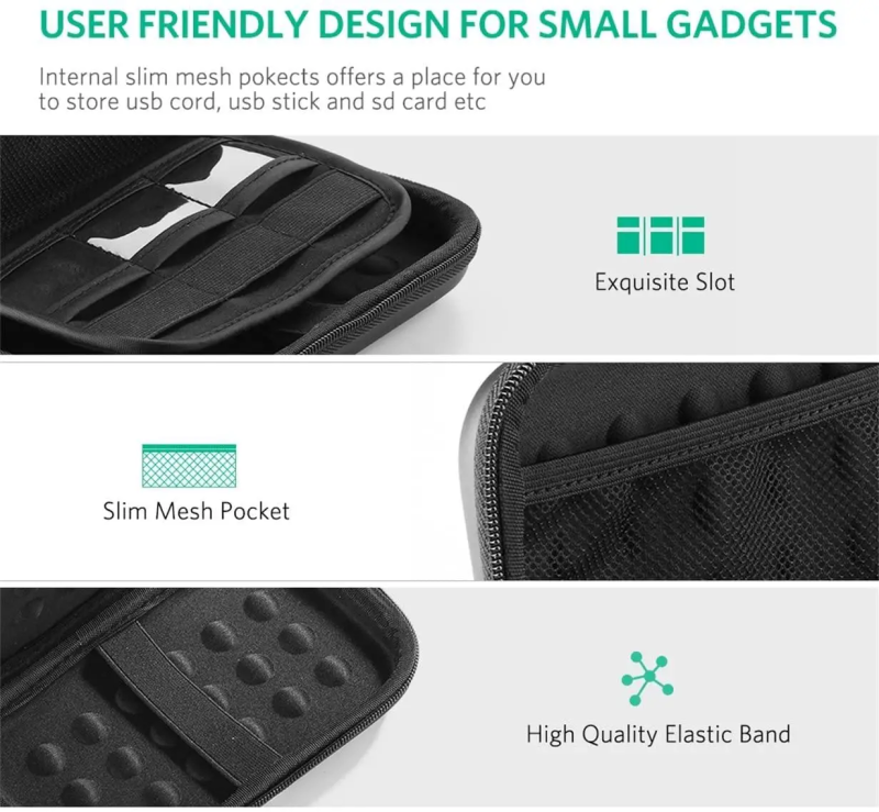 Органайзер для HDD UGREEN LP128 Hard Disk Case Small Size(UGR-40707)