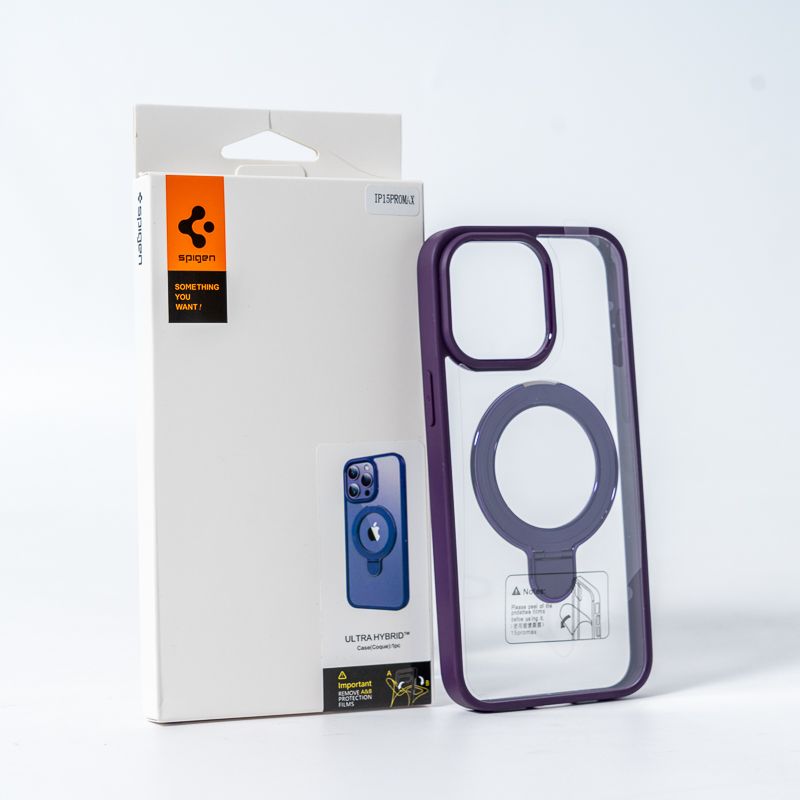 Чохол для смартфона Spigen AAA Magnetic Ring for Apple iPhone 15 Pro Max Purple