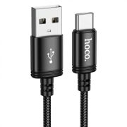Кабель HOCO X91 Radiance charging data cable for Type-C(L=3M) Black