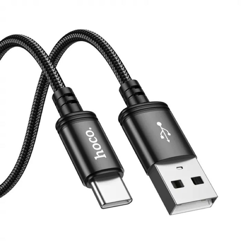 Кабель HOCO X91 Radiance charging data cable for Type-C(L=3M) Black