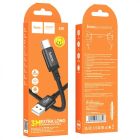Кабель HOCO X91 Radiance charging data cable for Type-C(L=3M) Black