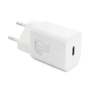 Мережевий зарядний пристрій з кабелем Baseus Super Si 1C 20W With Simple Wisdom Data Cable Type-C/iP 1m White