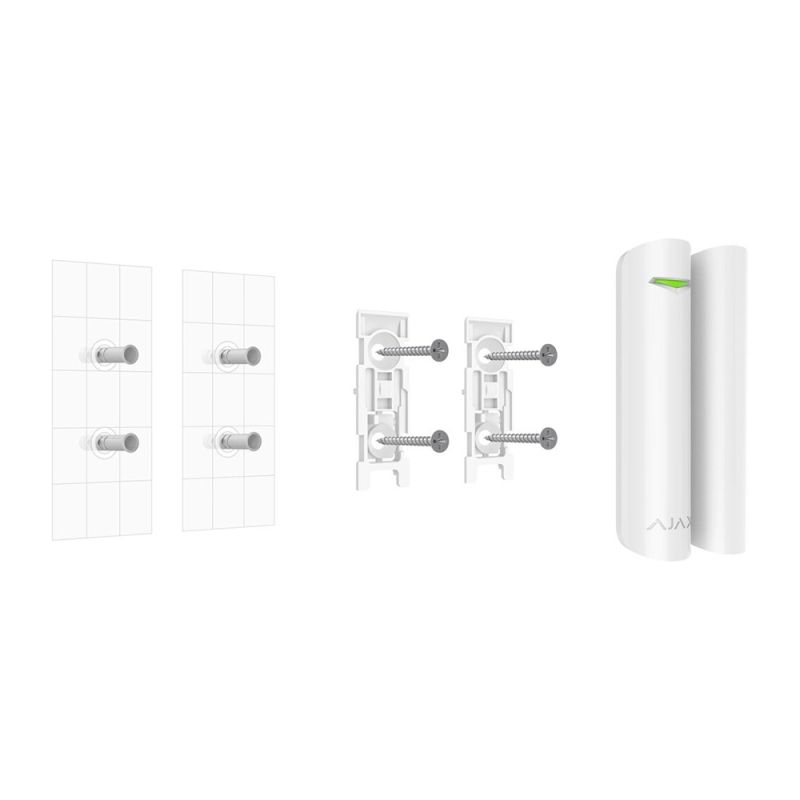 Кріпильна панель Ajax SmartBracket для великого магниту DoorProtect White