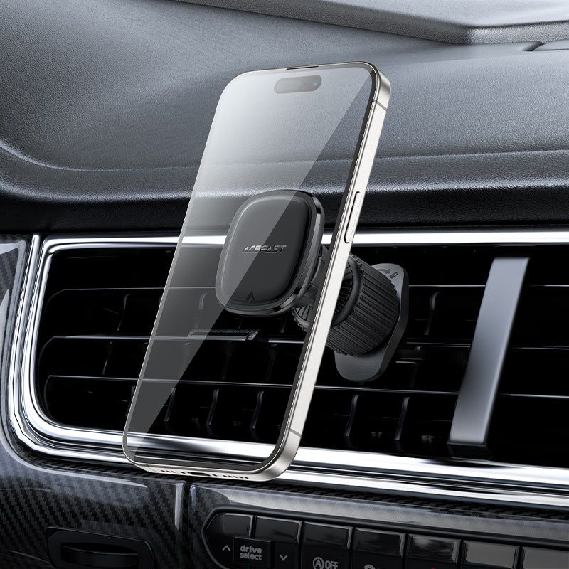 Автотримач для телефона ACEFAST D34 air outlet magnetic car holder Black
