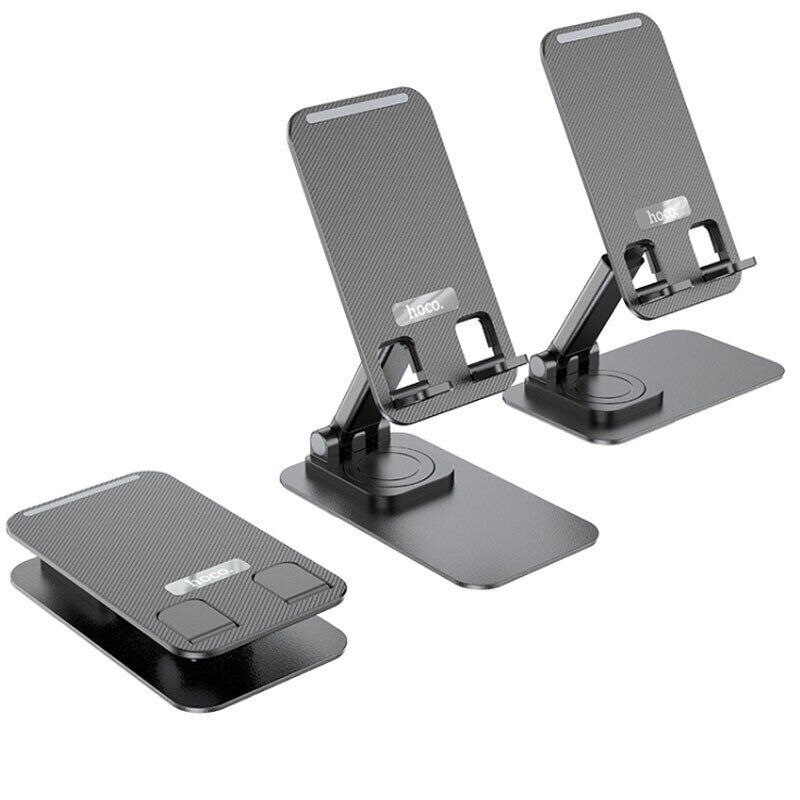Тримач для телефона HOCO PH50 Ivey folding rotatable desktop holder Black