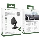 Автотримач для телефона ACEFAST D35 center console magnetic car holder Black