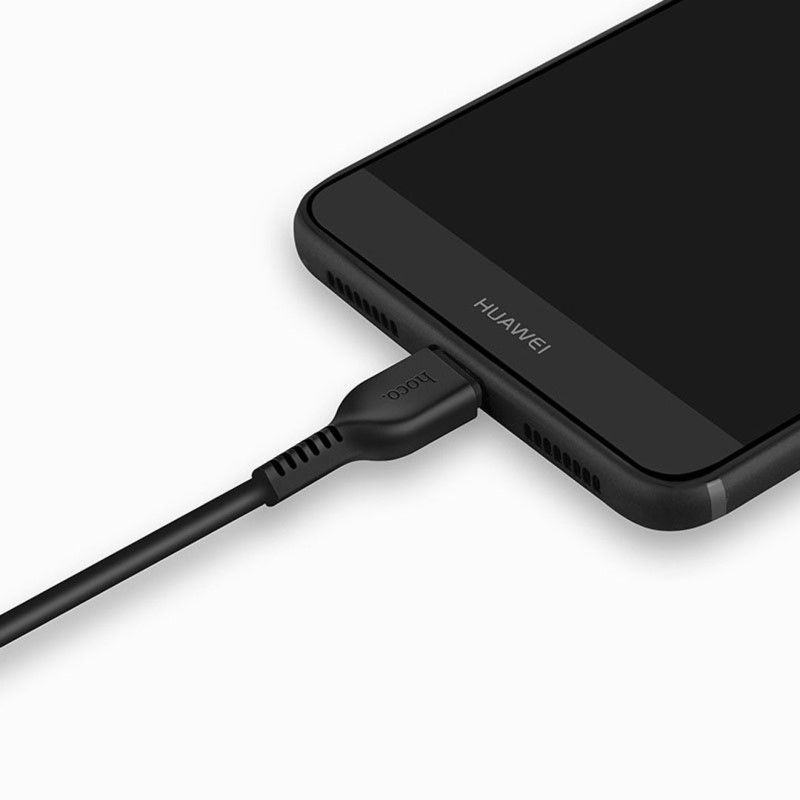 Кабель HOCO X20 USB to Type-C 3A, 1m, PVC, TPE connectors, Black