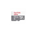 Карта пам'яті microSDXC (UHS-1) SanDisk Ultra 64Gb class 10 A1 (100Mb/s) (adapter SD)