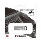 Флеш-накопичувач Kingston USB 3.2 DT Kyson 64GB Silver/Black