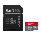 Карта пам'яті microSDXC (UHS-1) SanDisk Ultra 512Gb class 10 A1 (150Mb/s) (adapter SD)