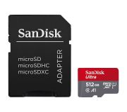 Карта пам'яті microSDXC (UHS-1) SanDisk Ultra 512Gb class 10 A1 (150Mb/s) (adapter SD)