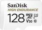 Карта пам'яті microSDXC (UHS-1 U3) SanDisk High Endurance 128Gb class 10 V30 (100Mb/s) (adapterSD)