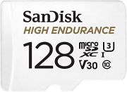 Карта пам'яті microSDXC (UHS-1 U3) SanDisk High Endurance 128Gb class 10 V30 (100Mb/s) (adapterSD)