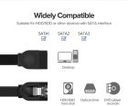 Кабель UGREEN US217 SATA 3 Data Cable 0.5m (Black)(UGR-30796)