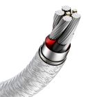 Кабель Baseus Cafule Series Metal Data Cable USB to Type-C 66W 1m White