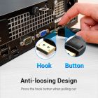 Кабель Vention DP to DVI Cable 2M Black (HAFBH)