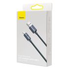 Кабель Baseus Crystal Shine Series Fast Charging Data Cable USB to iP 2.4A 2m Black