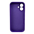 Чохол для смартфона Silicone Full Case AA Camera Protect for Apple iPhone 16 22,Dark Purple