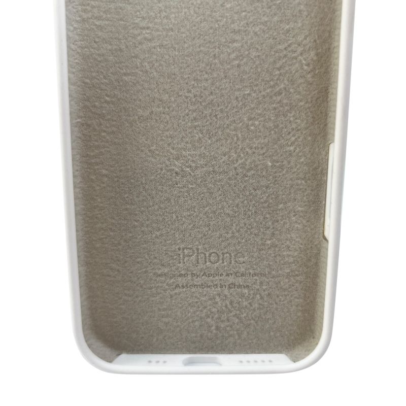 Чохол для смартфона Silicone Full Case AA Camera Protect for Apple iPhone 16 8,White