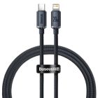 Кабель Baseus Crystal Shine Series Fast Charging Data Cable Type-C to iP 20W 1.2m Black