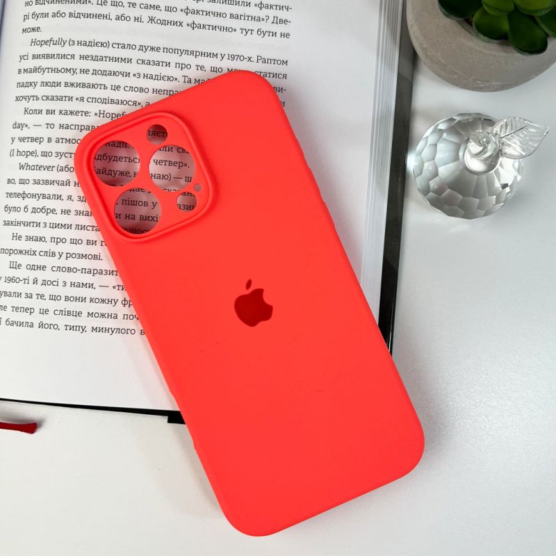 Чохол для смартфона Silicone Full Case AA Camera Protect for Apple iPhone 16 Pro 18,Peach
