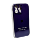 Чохол для смартфона Silicone Full Case AA Camera Protect for Apple iPhone 16 Pro Max 59,Berry Purple