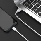 Кабель BOROFONE BX14 USB to Type-C 2.4A, 2m, PVC, TPE connectors, White