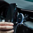 Автотримач для телефона з БЗП ACEFAST D3 magnetic wireless charging car holder Silver