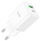 Мережевий зарядний пристрій HOCO N28 Founder PD20W+QC3.0 charger White