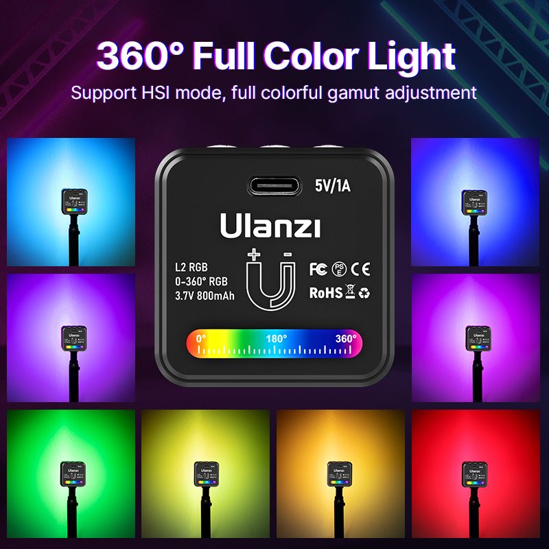 Відеосвітло Ulanzi Vijim RGB COB VEDIO LIGHT (UV-2878 L2 RGB)