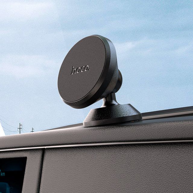 Автотримач для телефона HOCO CA79 Ligue central console magnetic car holder Black